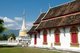 Thailand: Ubosot (ordination hall) and chedi, Wat Na Luang, Ban Chom Khwan, Amphoe Long, Phrae Province