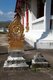 Thailand: Sema stone next to the ubosot (ordination hall), Wat Na Luang, Ban Chom Khwan, Amphoe Long, Phrae Province