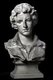 England / UK: Percy Bysshe Shelley (1792-1822), poet, radical, opium user. Bust by William Ordway Partridge (1861-1930)